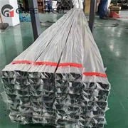 SUS316 varrat nélküli, rozsdamentes acél négyzet alakú cső